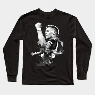 Scott Mctominay Scotland greyscale fan art Long Sleeve T-Shirt